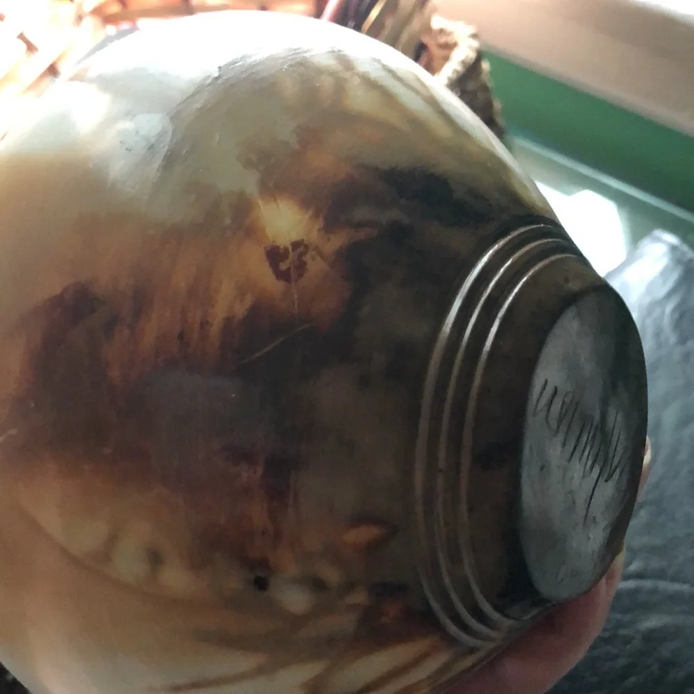 Vase called horsehair handmade and bought at an art museum - Picture 6 of 7